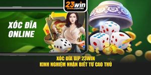 xóc đĩa bịp 23win kinh nghiệm nhận biết từ cao thủ